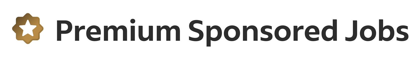 Premium Sponsored Job wordmark